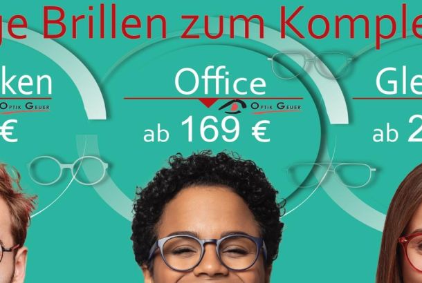Trendige Komplettbrille - 2024